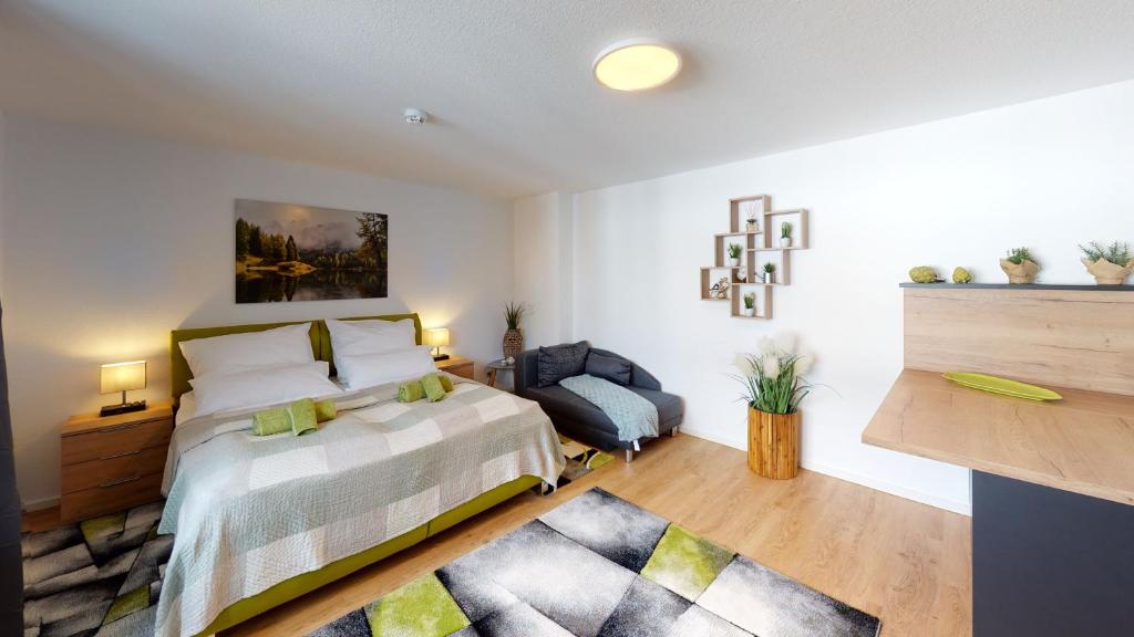 SweetHome - Zentral - Küche & Parkplatz, WiFi - King Studio Met Bankbed