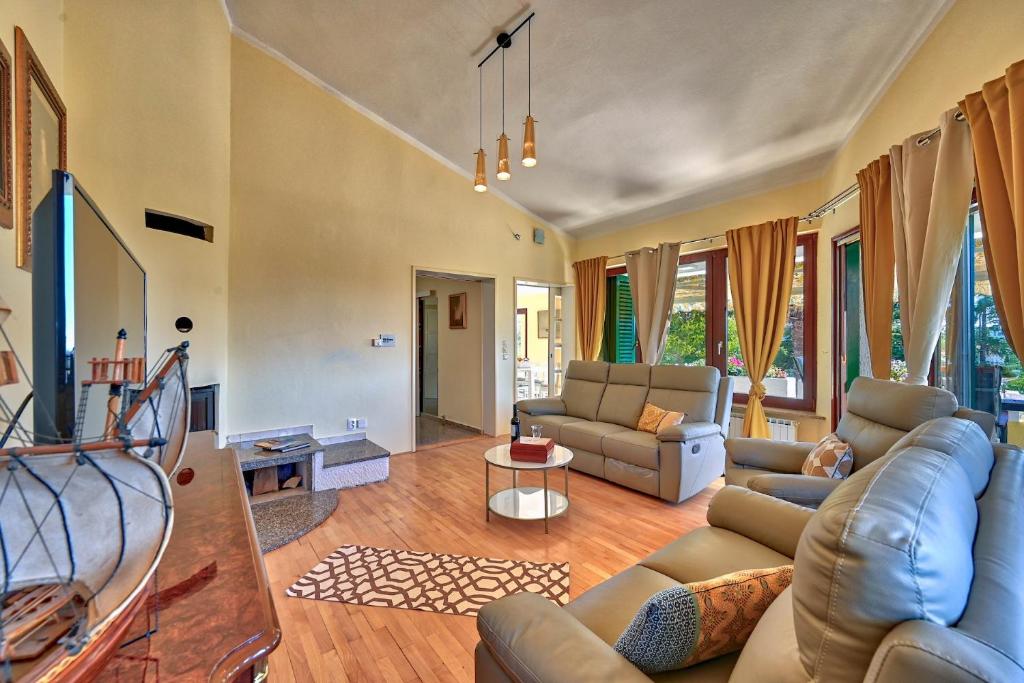 Posezení v ubytování Villa Oscar, Zadar
