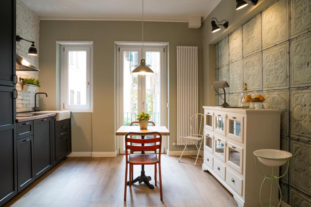 Kuchyň nebo kuchyňský kout v ubytování Santa Chiara 11 - Rooms -Verona