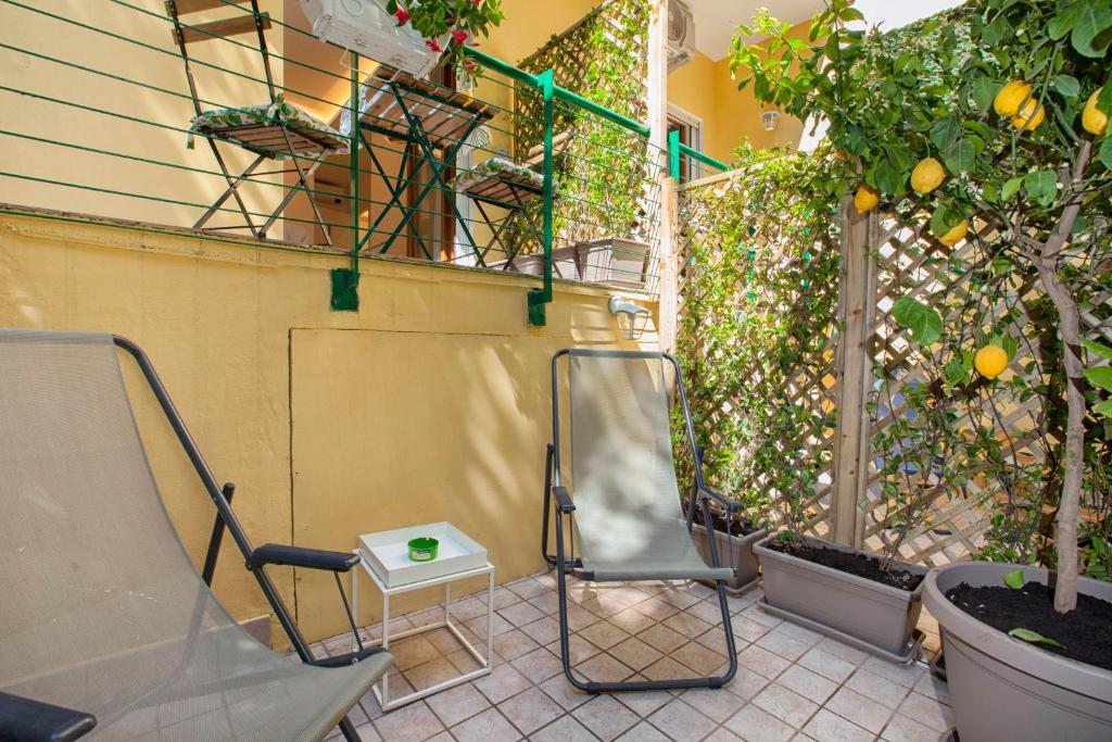 Balkón nebo terasa v ubytování Millie's Place Sorrento