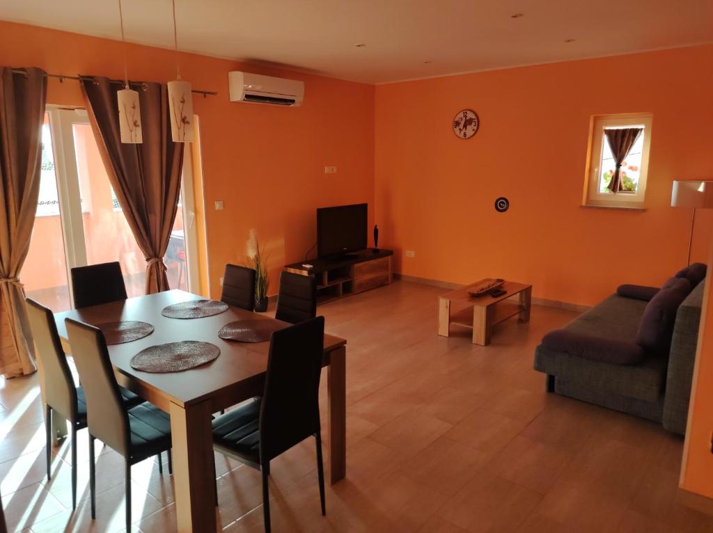 Posezení v ubytování Apartman Tramonto