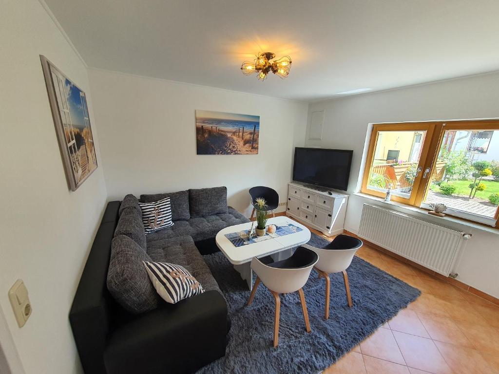 Posezení v ubytování Ferienwohnung Örni