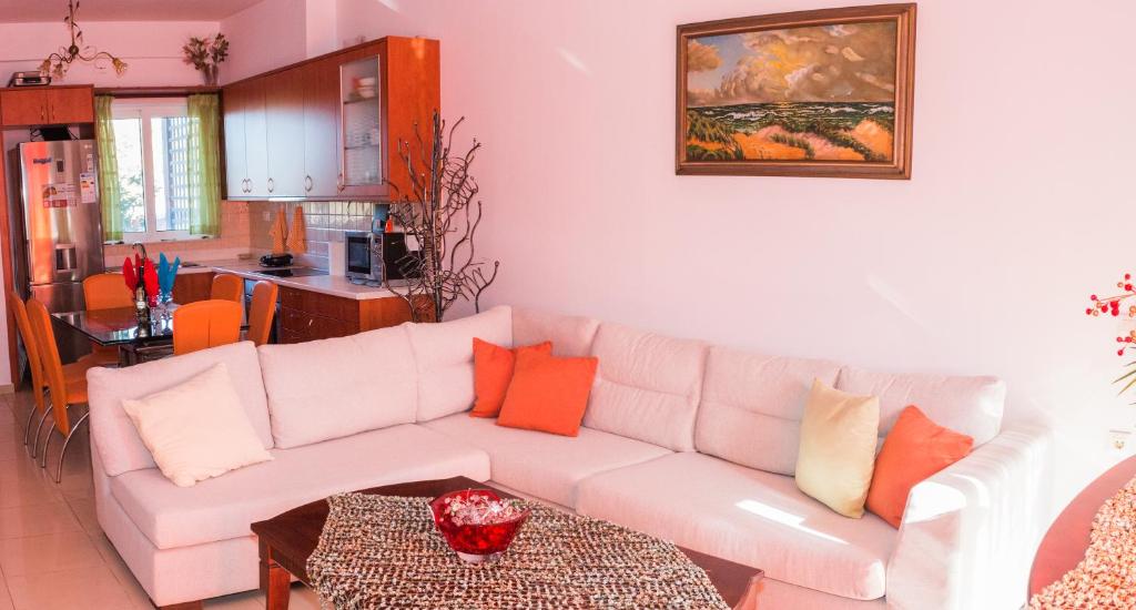 Posezení v ubytování Vasiliki Residence , Theseus Village , Heraklion