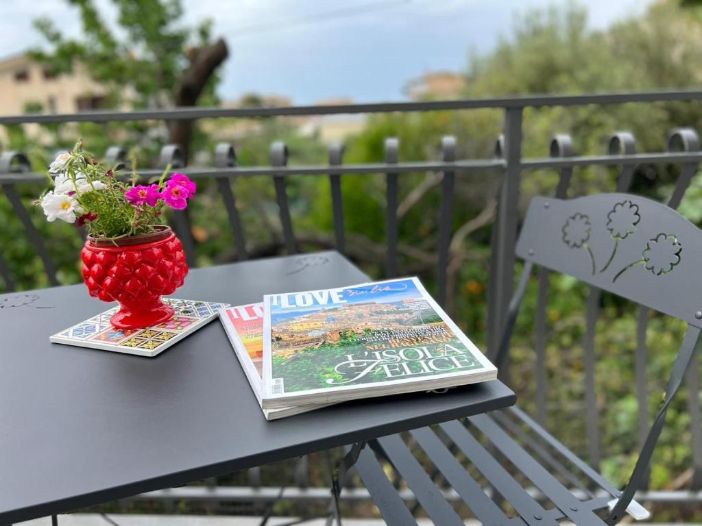 Balkon lub taras w obiekcie Il melograno