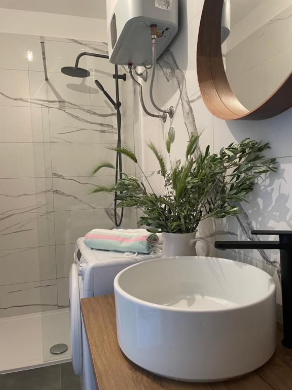 Kúpeľňa v ubytovaní Apartman David 73