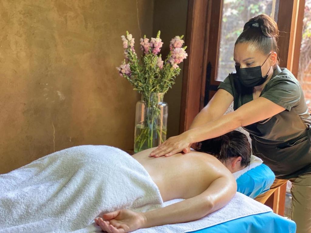 Lázně a/nebo wellness v ubytování Las Jaras Aguas Termales