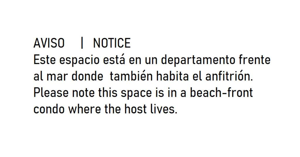 a screenshot of a text box with the words i notice extra agenda at Recámara frente al mar, cama King, tv, wifi in Tijuana