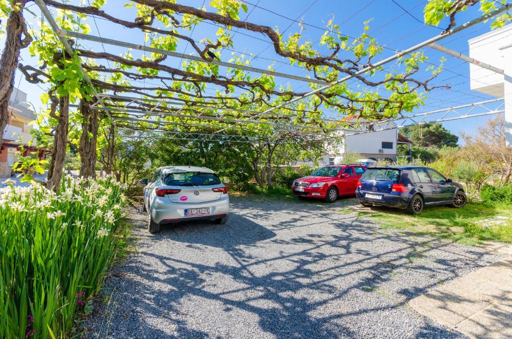 Vonkajšia záhrada v ubytovaní Apartments Slavica R