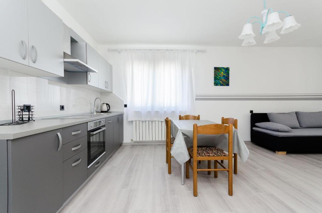 Kuchyňa alebo kuchynka v ubytovaní Apartments Slavica R