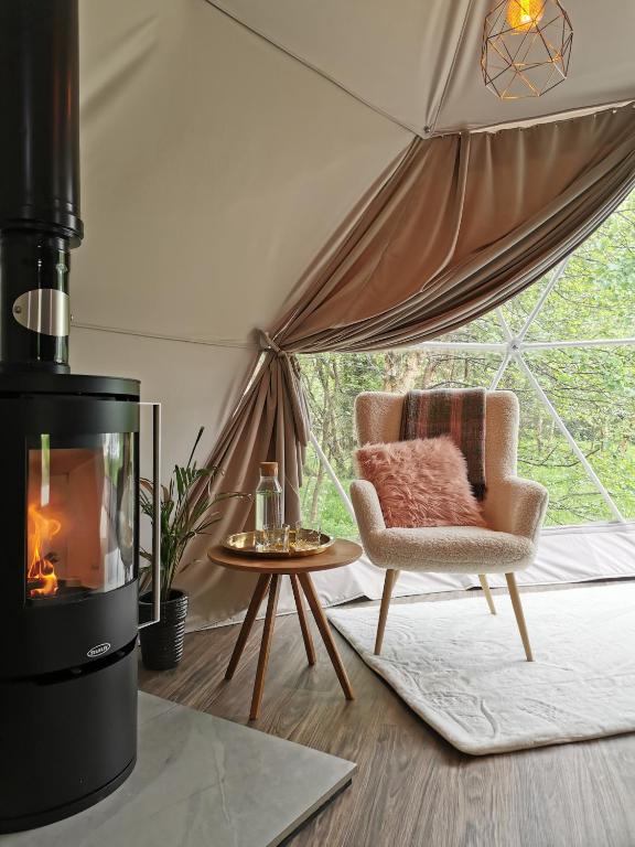 Area soggiorno di Teapot Lane Glamping - Adults only
