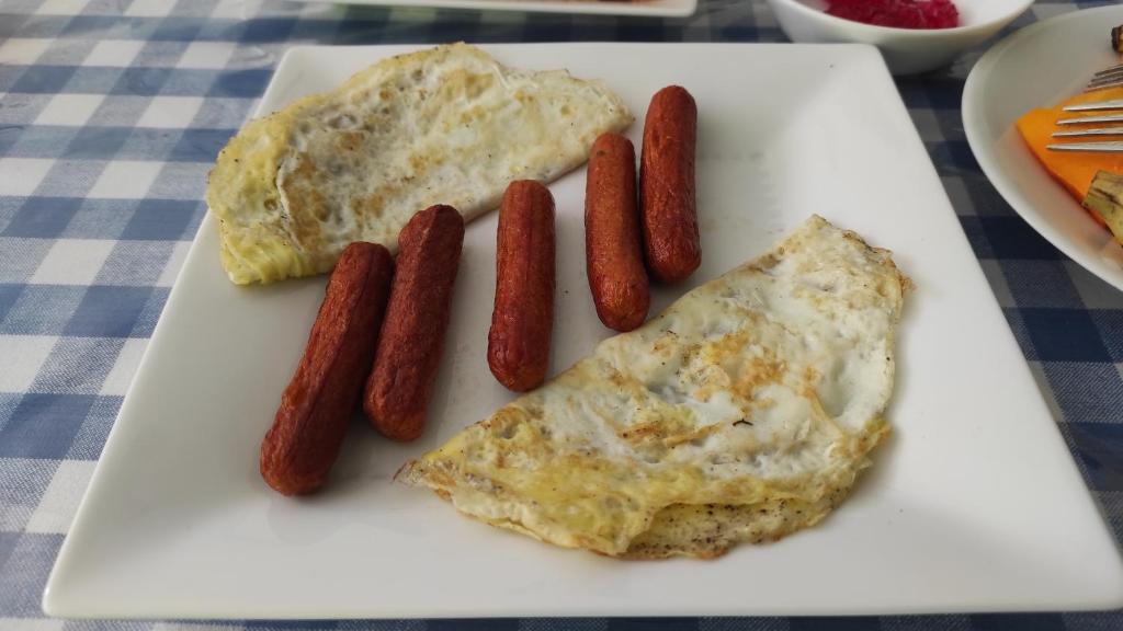 Jídlo v penzionu nebo okolí