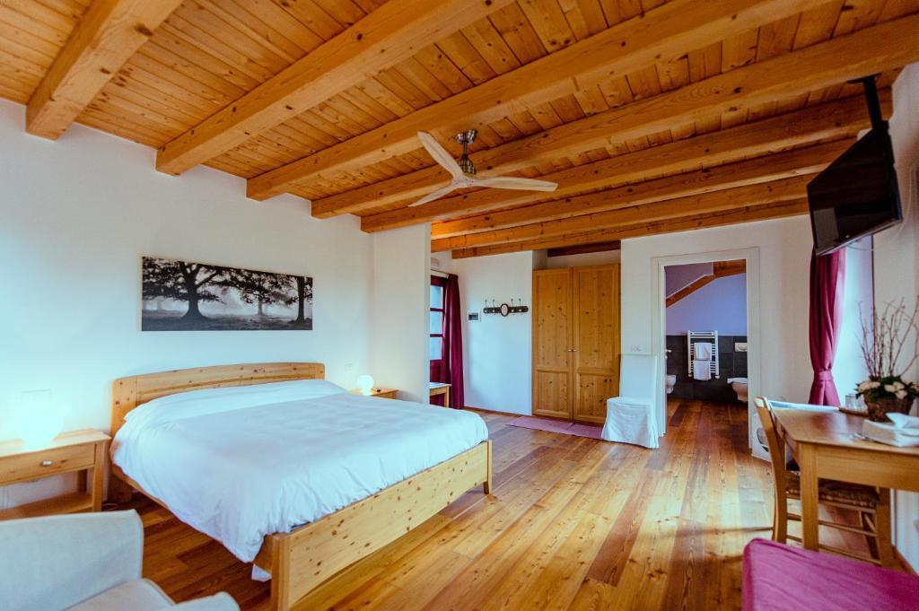 Posteľ alebo postele v izbe v ubytovaní Agriturismo Ronchi Rò