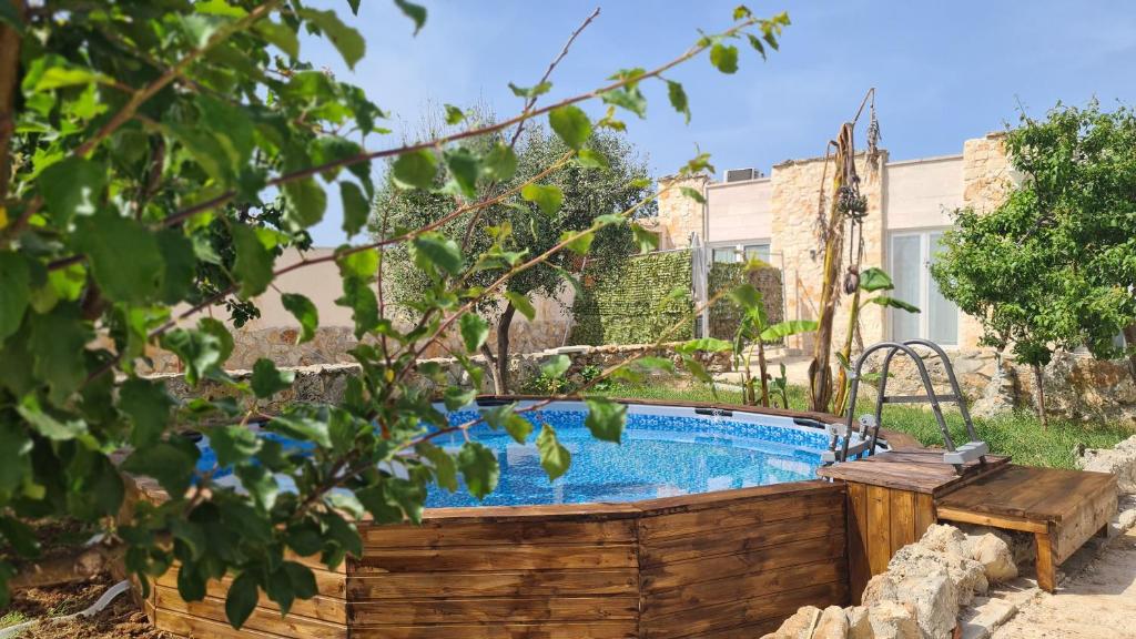una piscina nel cortile di una casa di Musa Balbisiana Casa Citrus a Brindisi