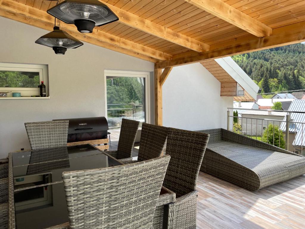 Posezení v ubytování Totina Apartments