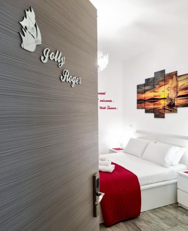 Postel nebo postele na pokoji v ubytování Albatros B&B Porto Cesareo