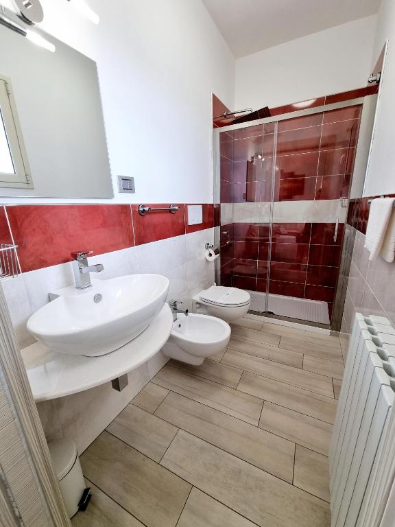 Koupelna v ubytování Albatros B&B Porto Cesareo