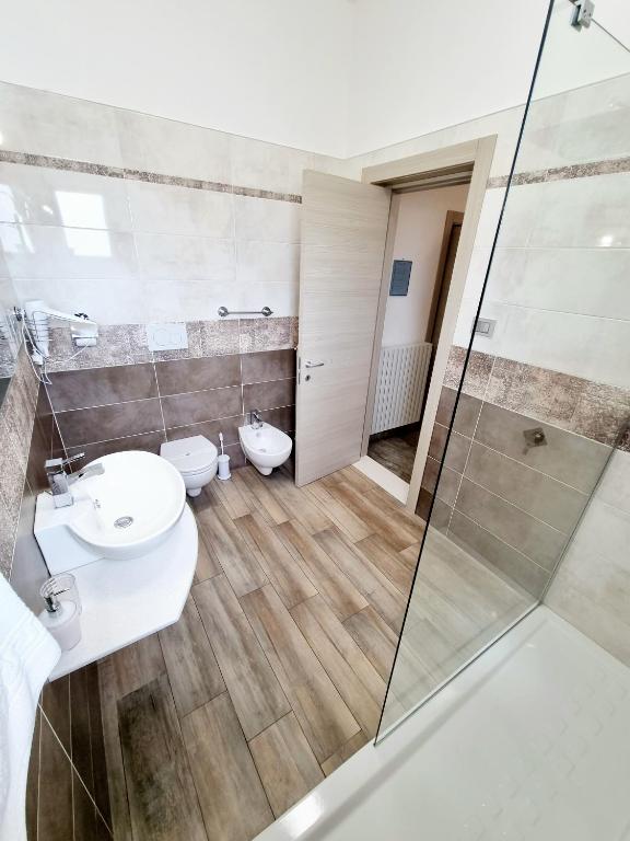 Koupelna v ubytování Albatros B&B Porto Cesareo