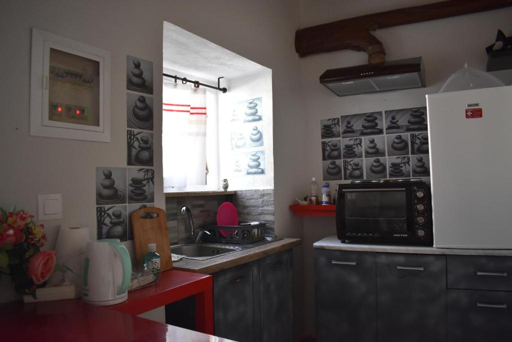 Eldhús eða eldhúskrókur á Sunset Studio