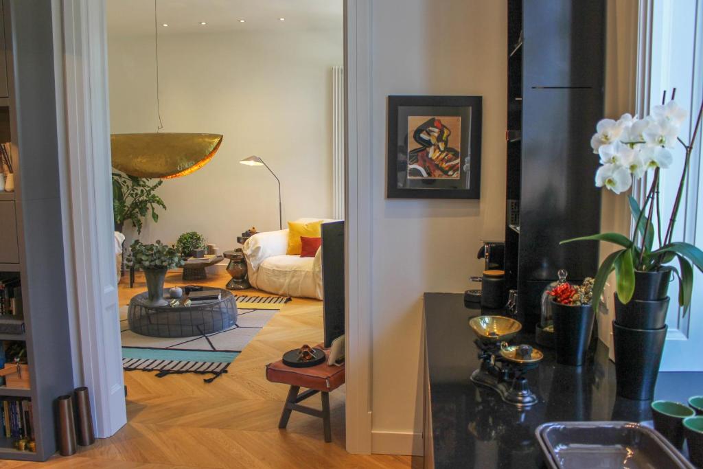 Część wypoczynkowa w obiekcie Valsabbion Deluxe City Suite