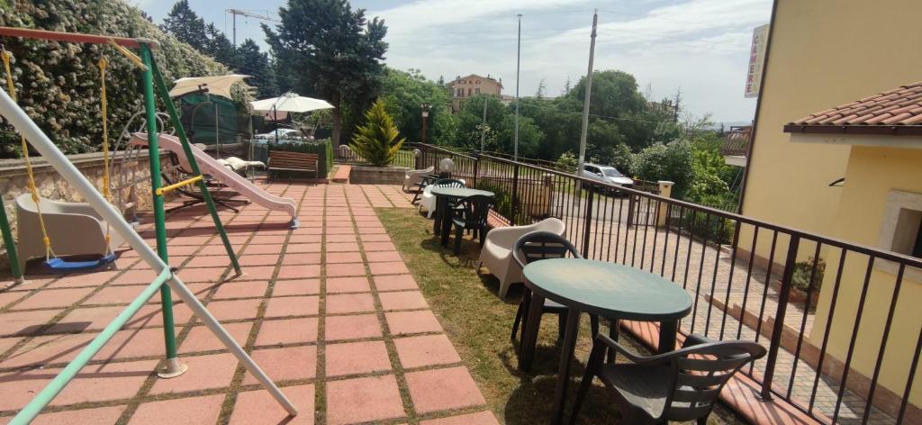 Balkón nebo terasa v ubytování Complesso turistico Aurora - camere B&B