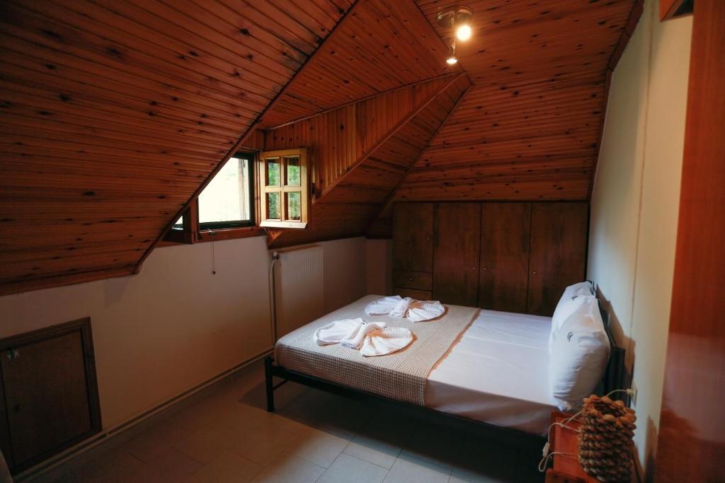 Postel nebo postele na pokoji v ubytování GK Houses #3