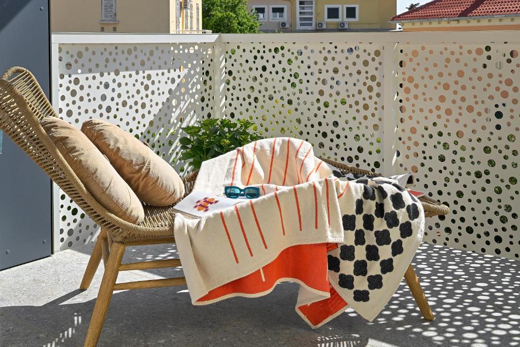 Posezení v ubytování Luxury Apartments Villa Mala Split