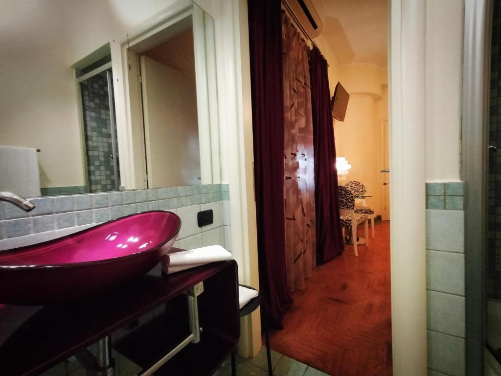 Koupelna v ubytování Hotel L' Orto degli Otelli