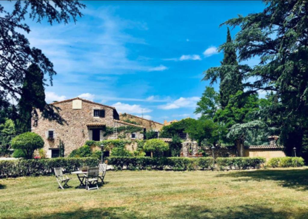 Zahrada ubytování Masia Mimosa