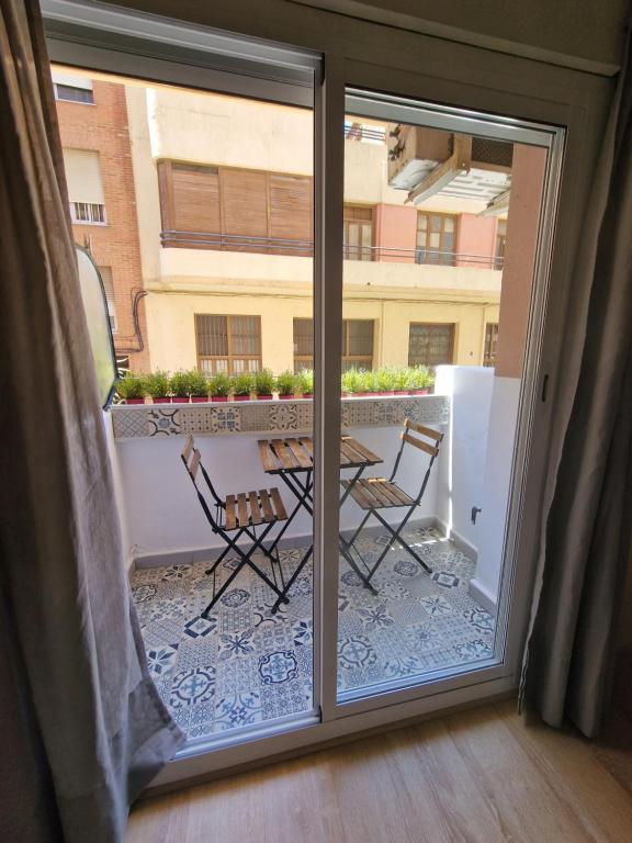 Balkón alebo terasa v ubytovaní Vive Valencia con playa y metro cerca