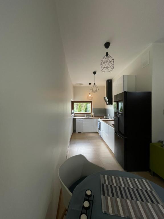 Kuchyňa alebo kuchynka v ubytovaní Apartament przy lesie