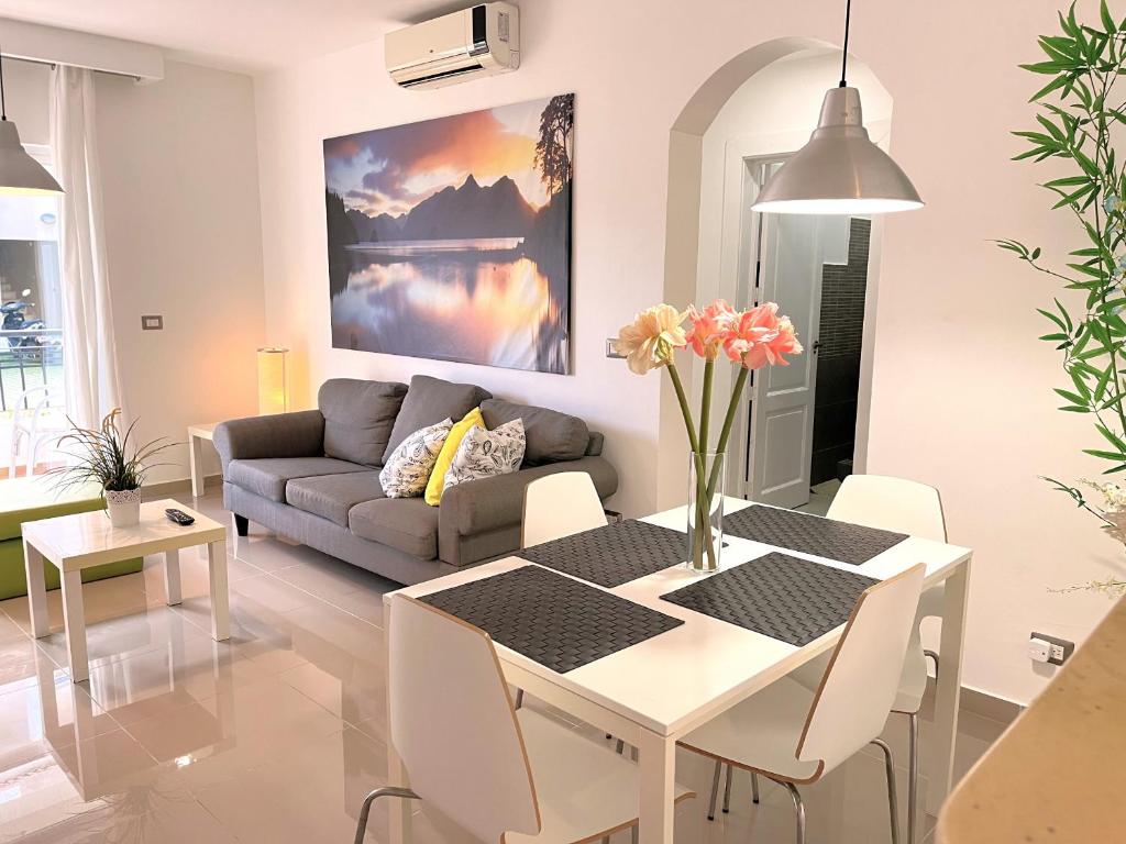 Posezení v ubytování IRIS, Ground floor apartment in El Cortecito, Playa Bavaro