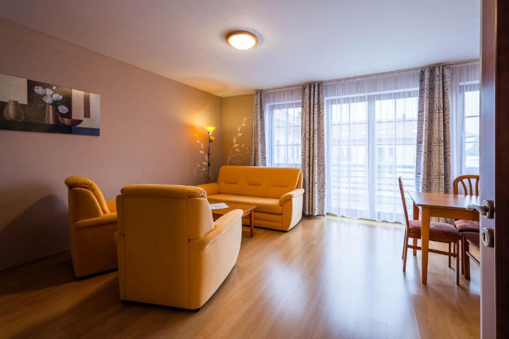Posezení v ubytování Apartmán Eliška Třeboň