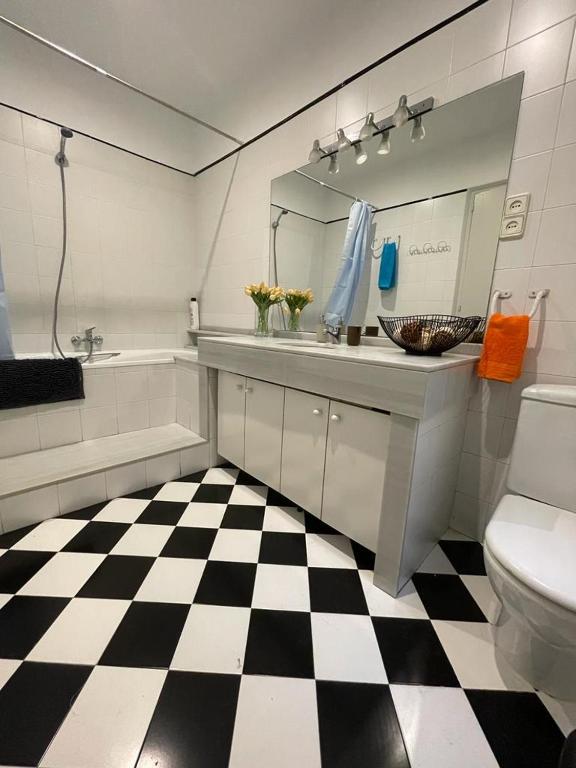 Koupelna v ubytování Rooms Aribau