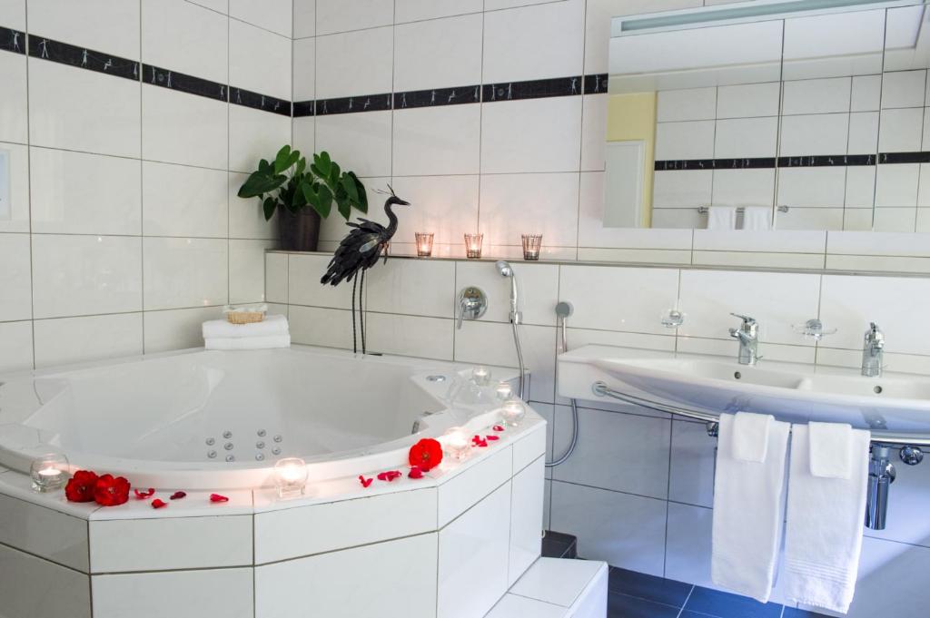 Koupelna v ubytování Hotel & Bildungszentrum Matt