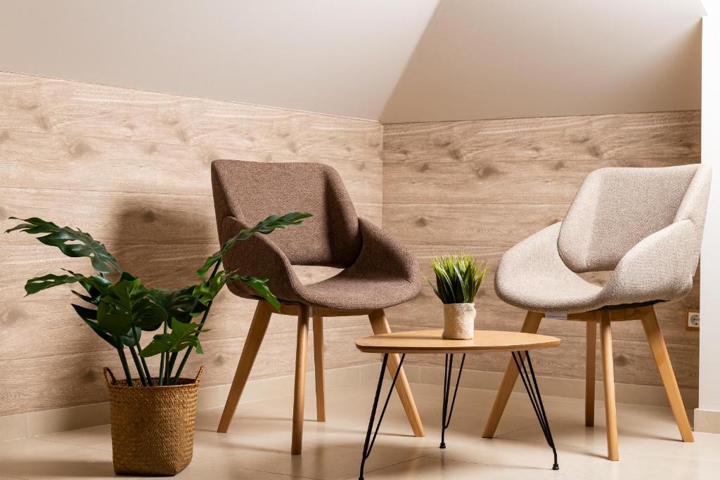 Posezení v ubytování ELLE Rooms & Suites