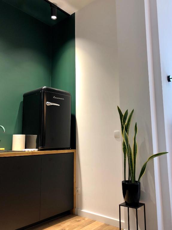 Kuchyňa alebo kuchynka v ubytovaní Apartament Centrum Superior