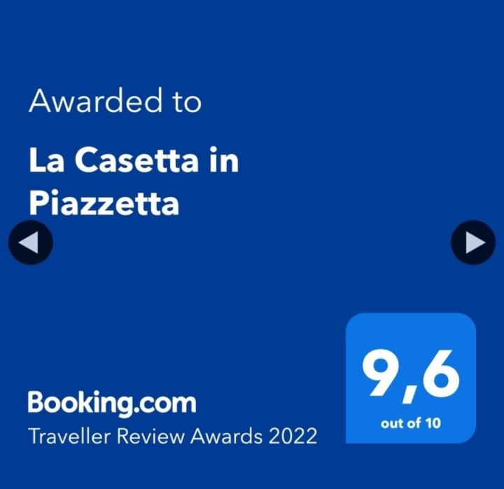 Certifikát, hodnocení, plakát nebo jiný dokument vystavený v ubytování La Casetta in Piazzetta