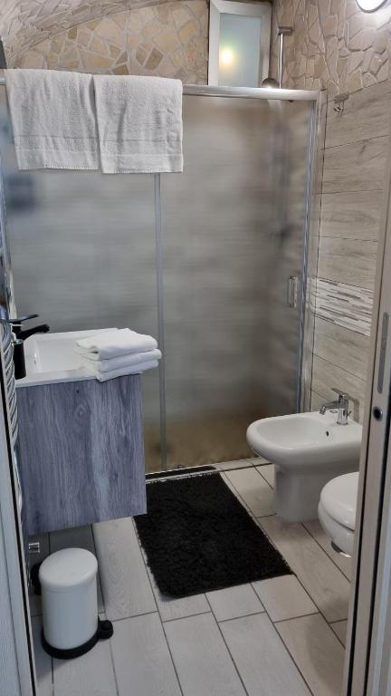 Koupelna v ubytování Domus Flavia