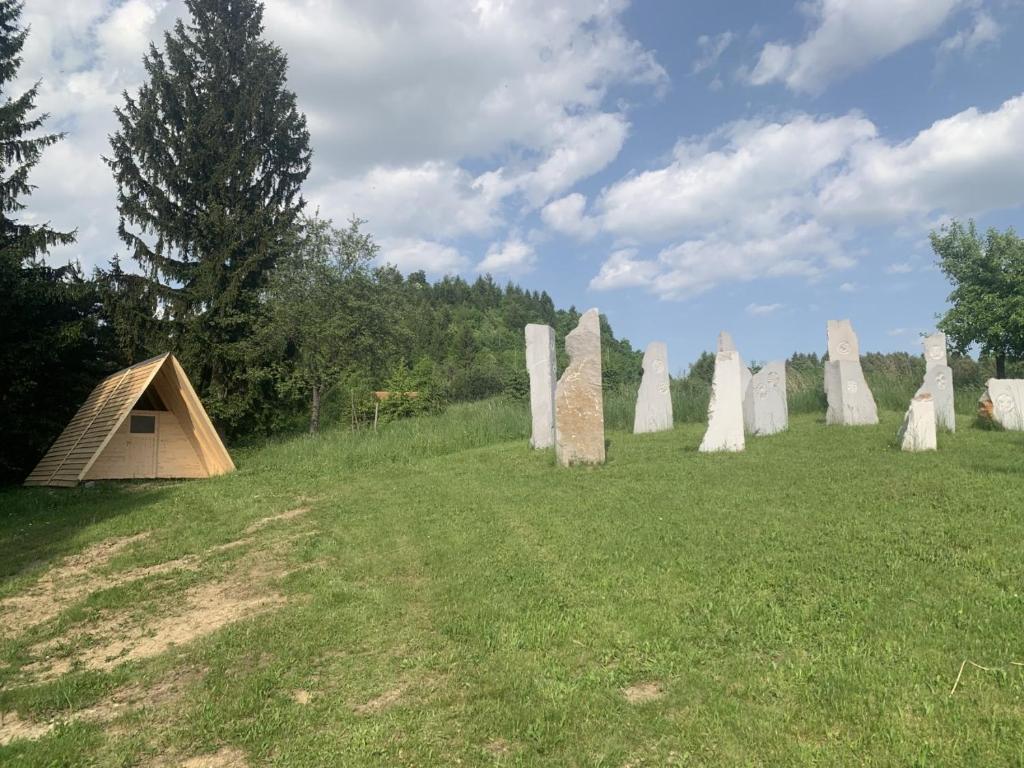 Zahrada ubytování Hillside Bio Glamping