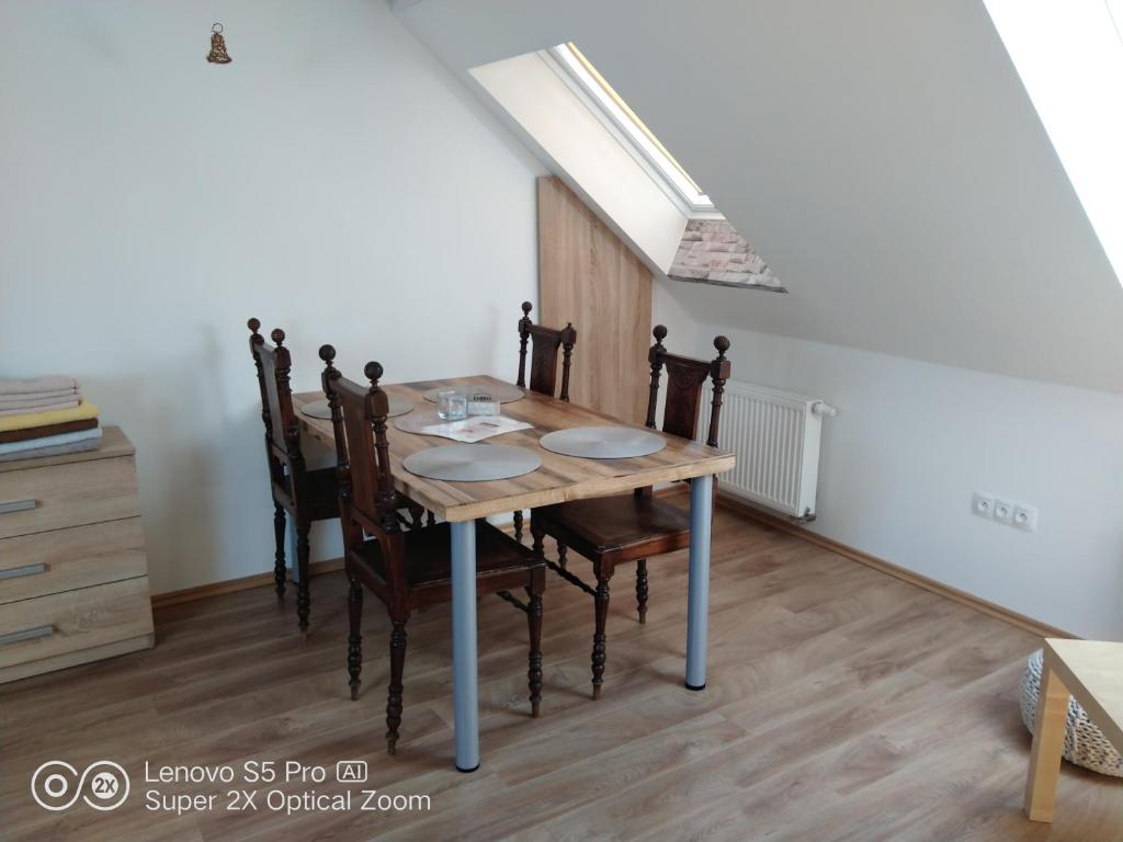 Kuchyň nebo kuchyňský kout v ubytování Wellness apartmán Beavital