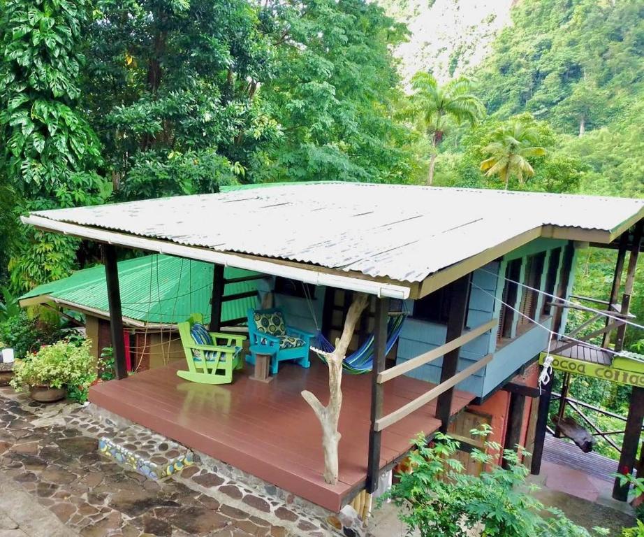 Zahrada ubytování Cocoa Cottage