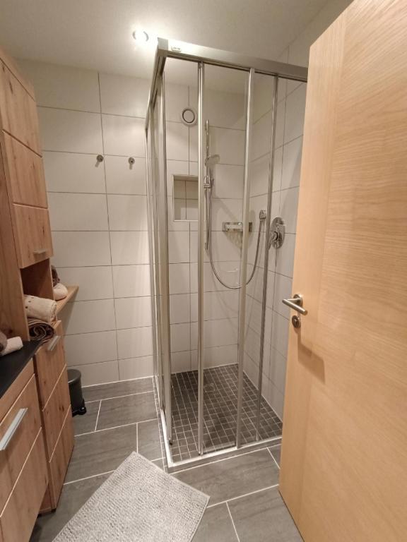 Koupelna v ubytování Haus Felix