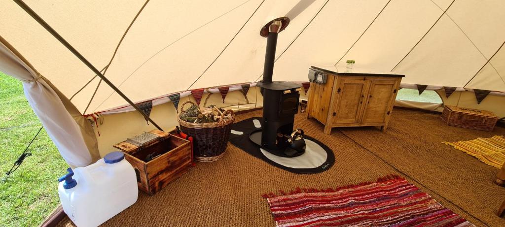 Posezení v ubytování Park Farm Holidays Glamping