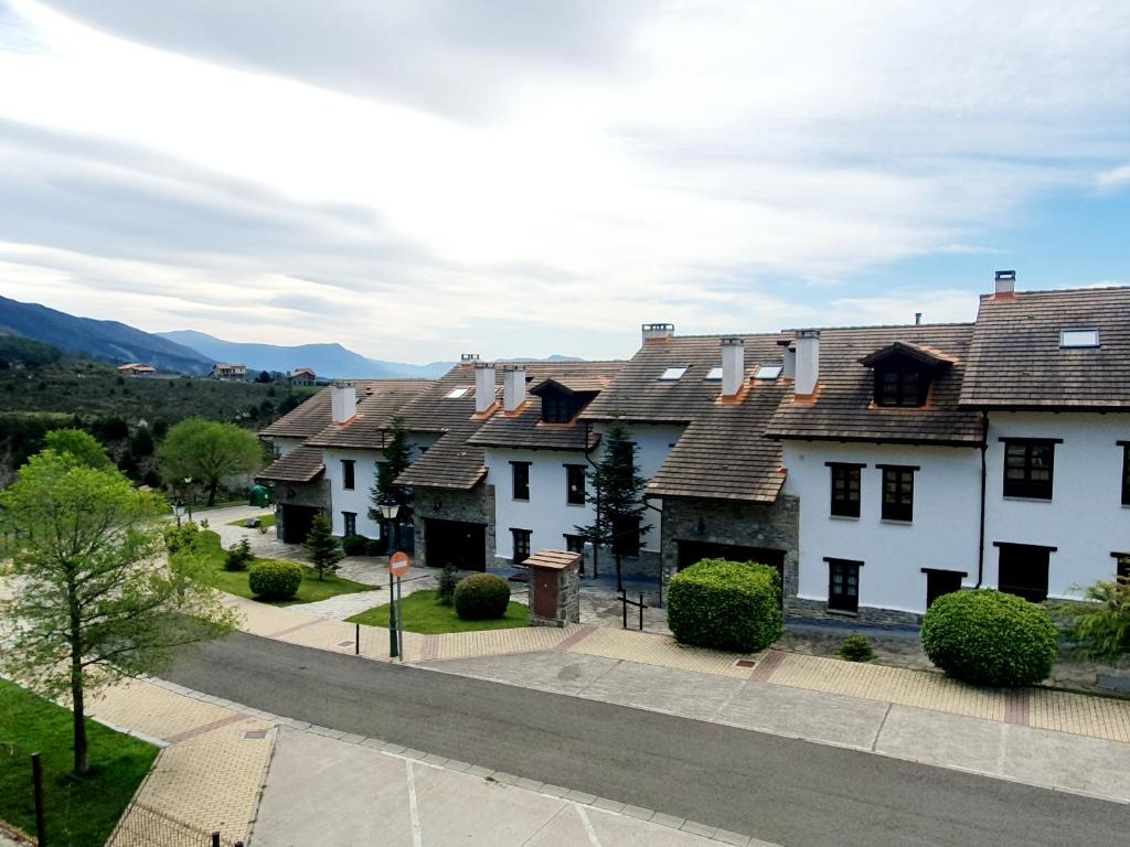 Nespecifikovaný výhled na hory nebo výhled na hory při pohledu z apartmánu