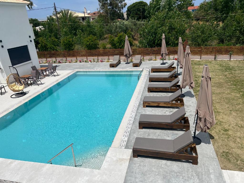 Bazén v ubytování Κimiro Hotel Tsilivi nebo v jeho okolí