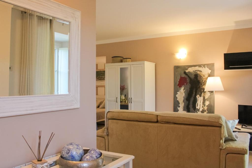 TV a/nebo společenská místnost v ubytování Apartment Rotone