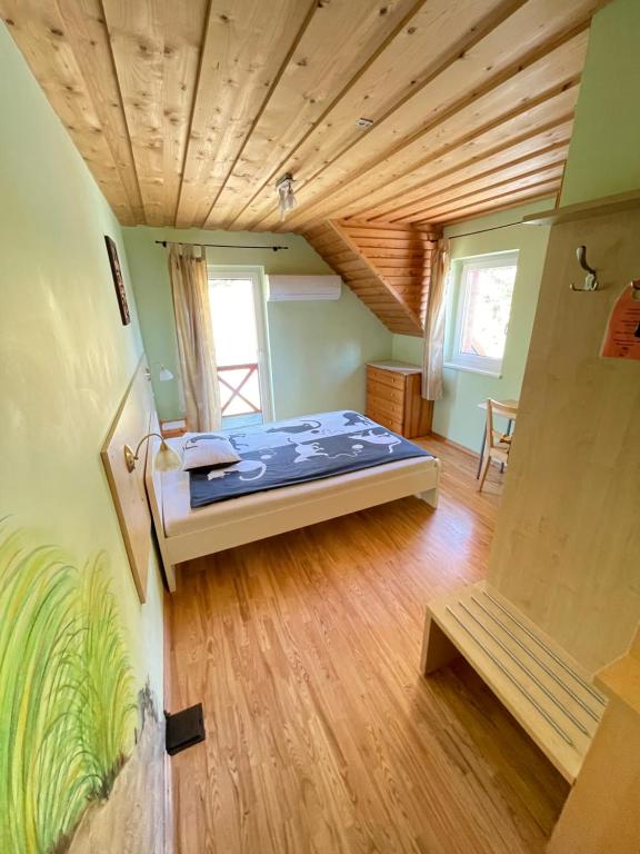Postel nebo postele na pokoji v ubytování Mariu Krantas