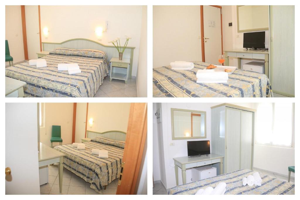 TV a/nebo společenská místnost v ubytování Hotel Ginevra e Residence