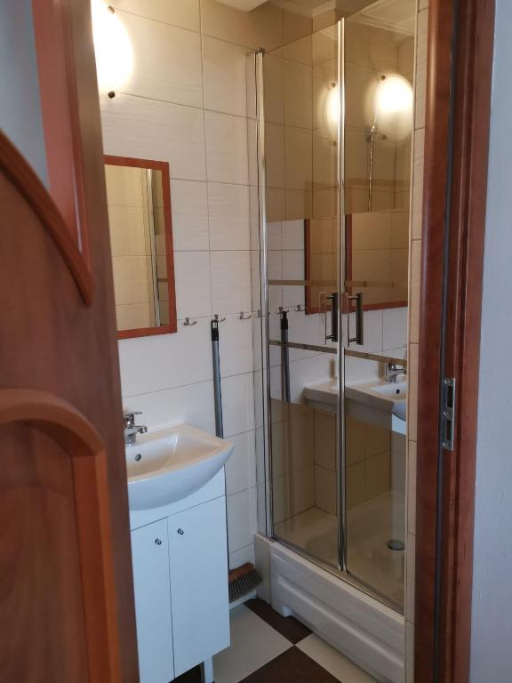 Kúpeľňa v ubytovaní Willa WiK