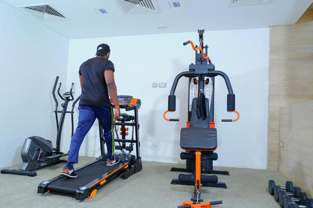 Palestra o centro fitness di Al Aseel Hotel